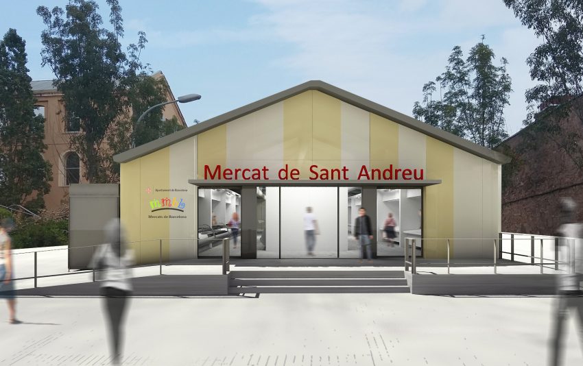 Carpa provisional del Mercat de Sant Andreu / IMMB