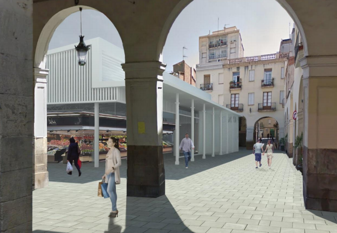 Recreació virtual del nou Mercat de Sant Andreu / AJUNTAMENT DE BARCELONA