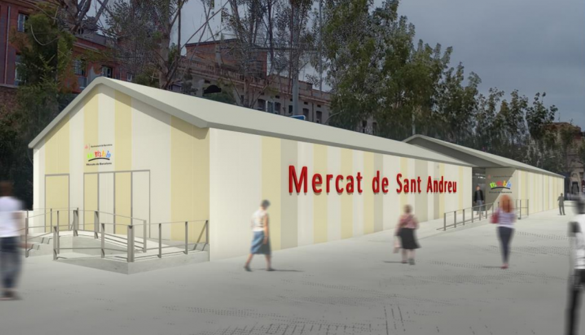 Carpa provisional del Mercat de Sant Andreu / AJUNTAMENT DE BARCELONA