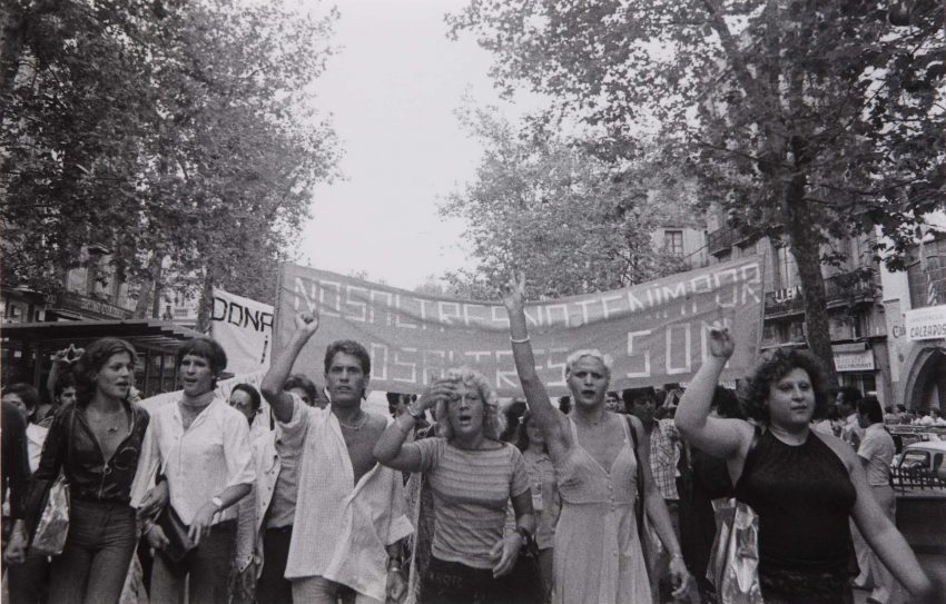 Primera manifestació LGTBI a la ciutat de Barcelona / Colita (Isabel Steva Hernández)