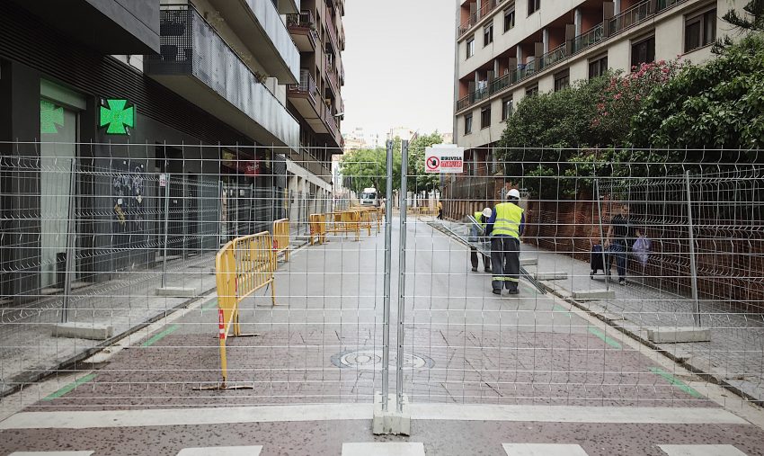 Obres al carrer Residència pel Peri Lanzarote / DGM