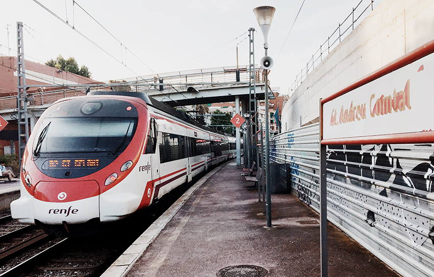 tren sant andreu comtal / DGM