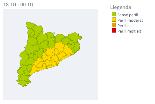 Perill moderat per neu / METEOCAT