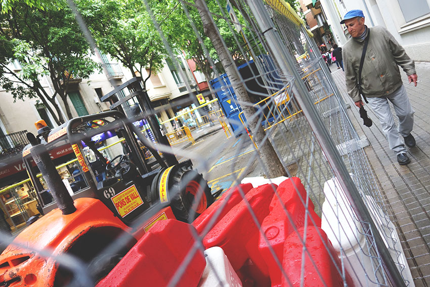 Obres al carrer Gran de Sant Andreu / DGM