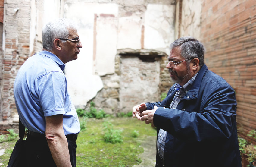 El rector, Josep Soler, i el president del CEII, Jaume Seda / DGM