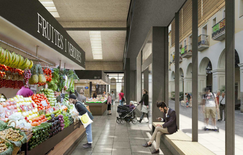 Interior del Mercat de Sant Andreu / IMMB