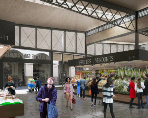Interior del Mercat de Sant Andreu / IMMB