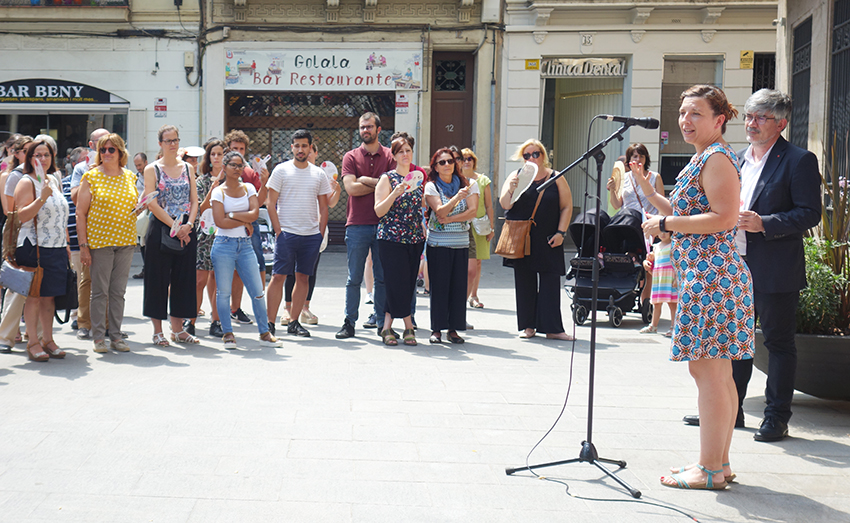 Laia Ortiz presenta el projecte als veïns / DGM