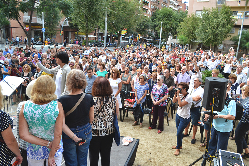 La plaça de les Dones de la Motor Ibérica, plena / DGM