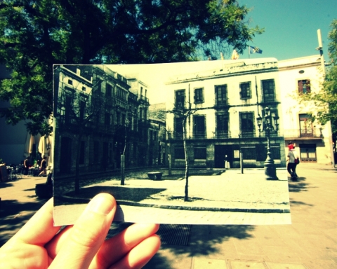 Fotofrafia | La plaça d'Orfila, l'any 1915 / @RESANTANDREU - CRSITINA PLA